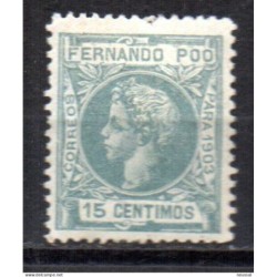 Sello n 126N muestra cerocero  Fernando po