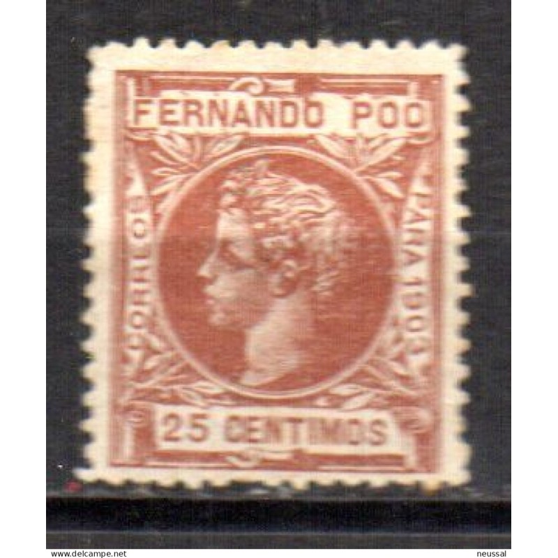 Sello n 127N muestra cerocero Fernando po Sello n 127N muestra cerocero Fernando po
