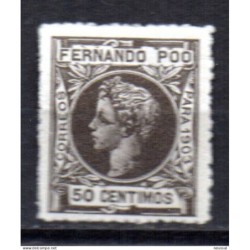 Sello n 128N muestra cerocero  Fernando po