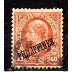 Sello n 185 adminstracion estados unidos Filipinas