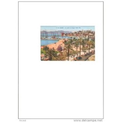 Tarjeta postal ciruclada de cannes