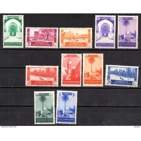 Ficha sellos  n 148158 marruecos