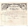 Papel  de fabrica  y refineria de azucares Motril de 1867