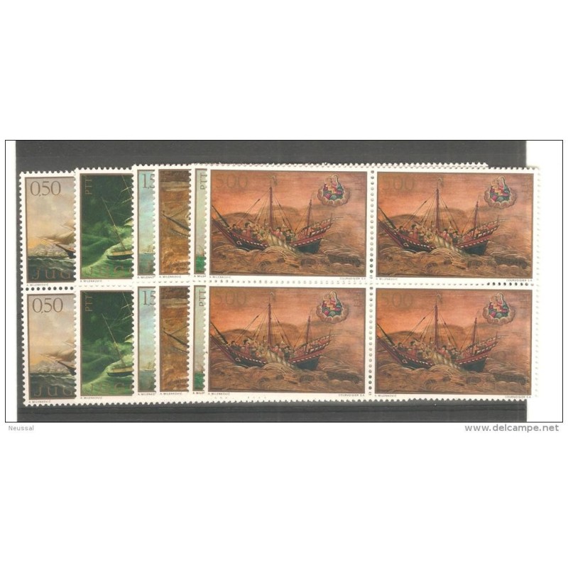 Serie de yugoslavia en bloque de 4 Serie de yugoslavia en bloque de 4