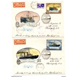 2 cartas de rusia de 1977