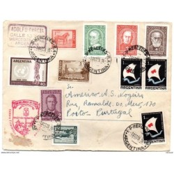 Carta de argentina de 1959 con lacre