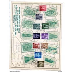 Carta de año mariano  1954 edicion numerada 48100