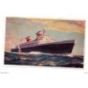 Tarjeta postal  de barco  new ss united states