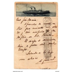 Tarjeta postal  circulada de duca degli abruzzi 1926