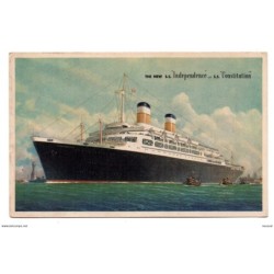 Tarjeta postal   barco ss constitucion