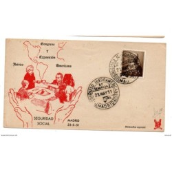 Carta  con matasellos  commemorativo congreso de seguridad de 1951