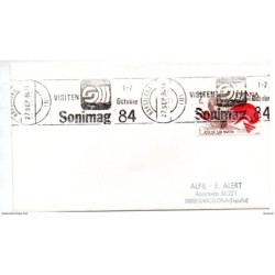 Carta  con matasellos commemorativo sonimag 1984
