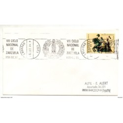 Carta  con matasellos commemorativo ciclo nacional de zarzuela