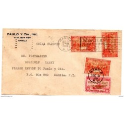 Carta con matasellos 1935 manila