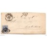 Carta con matasellos bruxelles  1871