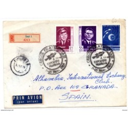 Carta certificada de 1965 rumania