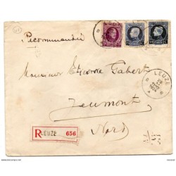 Carta con matasellos de 1924 Leuze