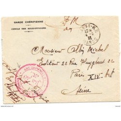 Carta con matasellos de 1934 marroc