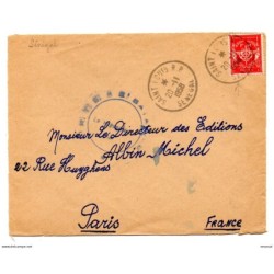 Carta con matasellos saint louis senegal de 1958