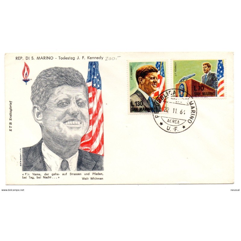 Carta de san marino de 1964 Carta de san marino de 1964