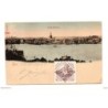 Tarjeta postal circulada de totalansicht kiel con viñeta de 1903