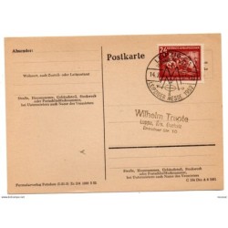 Tarjeta  con matasellos de 1952