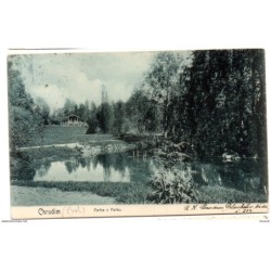 Tarjeta postal  circulada  de chrudim de 1909 checoslovaquia