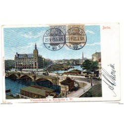 Tarjeta postal  circulada  1903 berlin