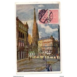 Tarjeta postal  circulada 1923 wien