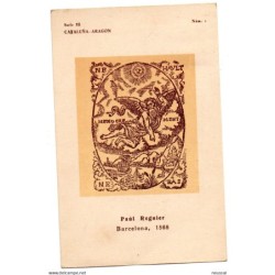 Tarjeta postal  paul regnier barcelona