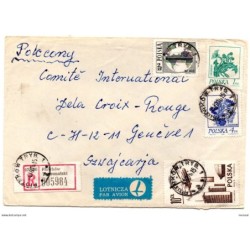 Carta de polonia certificada1976