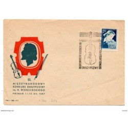 Carta   con matasellos commemorativo de polonia 1957