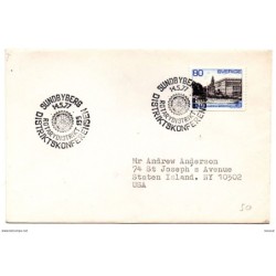 Carta   con matasellos de rotary de 1977