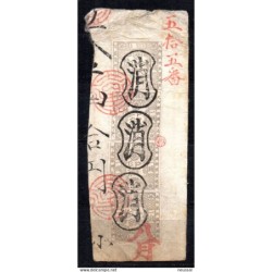 Fragmentos con sellos de japon