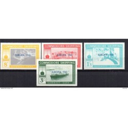 Serie de guersney   overprint europa de 1961
