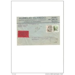 Sobre  con cuño 1952