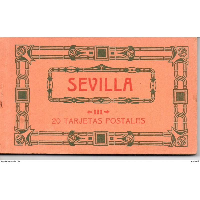 20 postales de Sevilla diferentes de la época se adjuntan varias postales de dicho carnet como muestra 20 postales de Sevilla diferentes de la época se adjuntan varias postales de dicho carnet como muestra