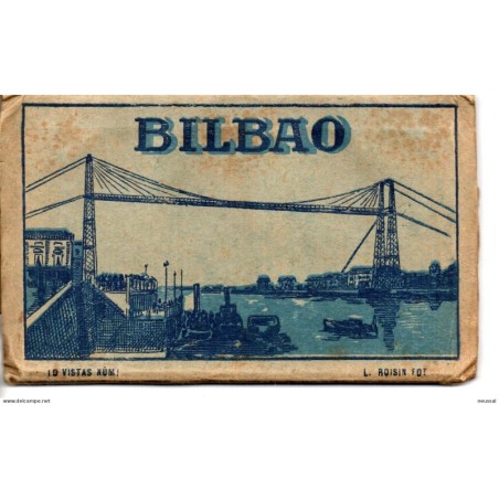 10 postales de Bilbao  diferentes de la época se adjuntan varias postales de dicho carnet como muestra