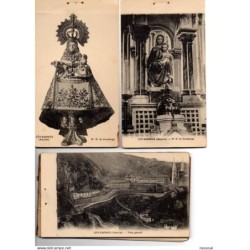 9 postales originales de Covadonga Asturias de época Adjunto muestras de dicho carnet