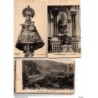 9 postales originales de Covadonga Asturias de época Adjunto muestras de dicho carnet