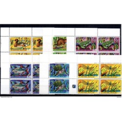 Serie n 152934 en bloque de 4 Yugoslavia