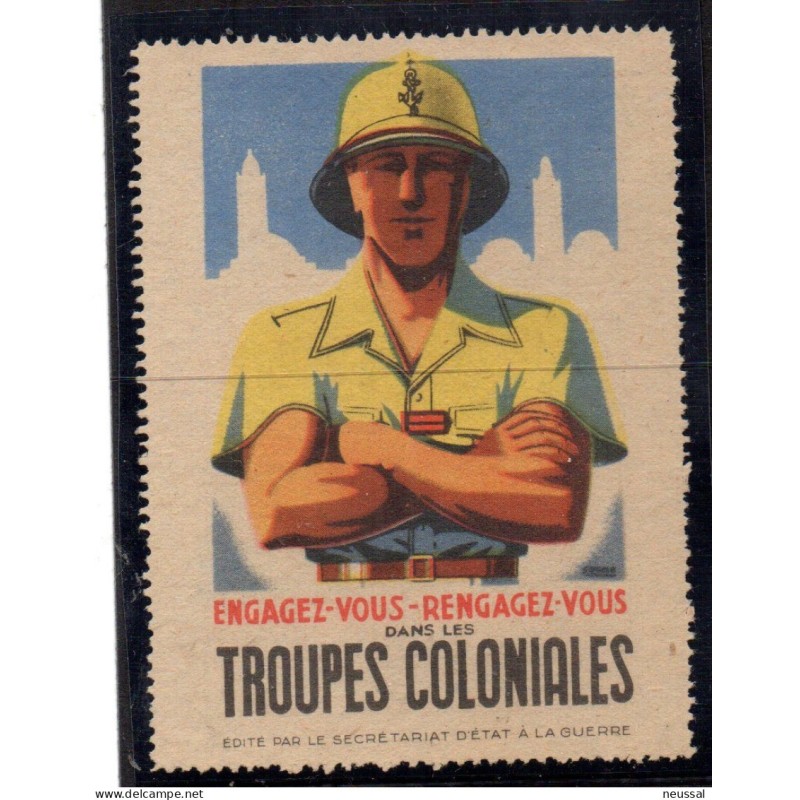 Viñeta de guerra troupes coloniales Viñeta de guerra troupes coloniales