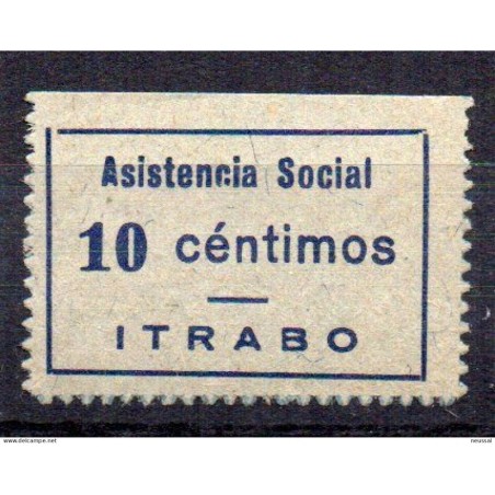 Sello  asistencia social  n 5 de Itrabo