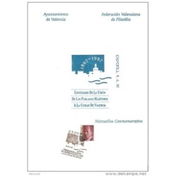 Tarjeta con matasello commemorativo