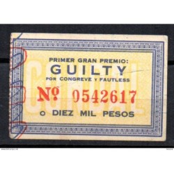 Cupon de 1939  primer gran premio  guilty