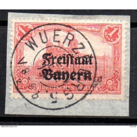 Sello  de alemania con bonito matasellos