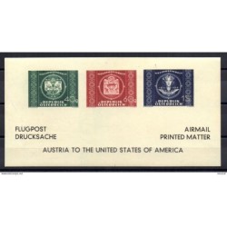 Hoja recuerdo de austria
