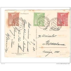 Tarjeta postal de alemania 1952