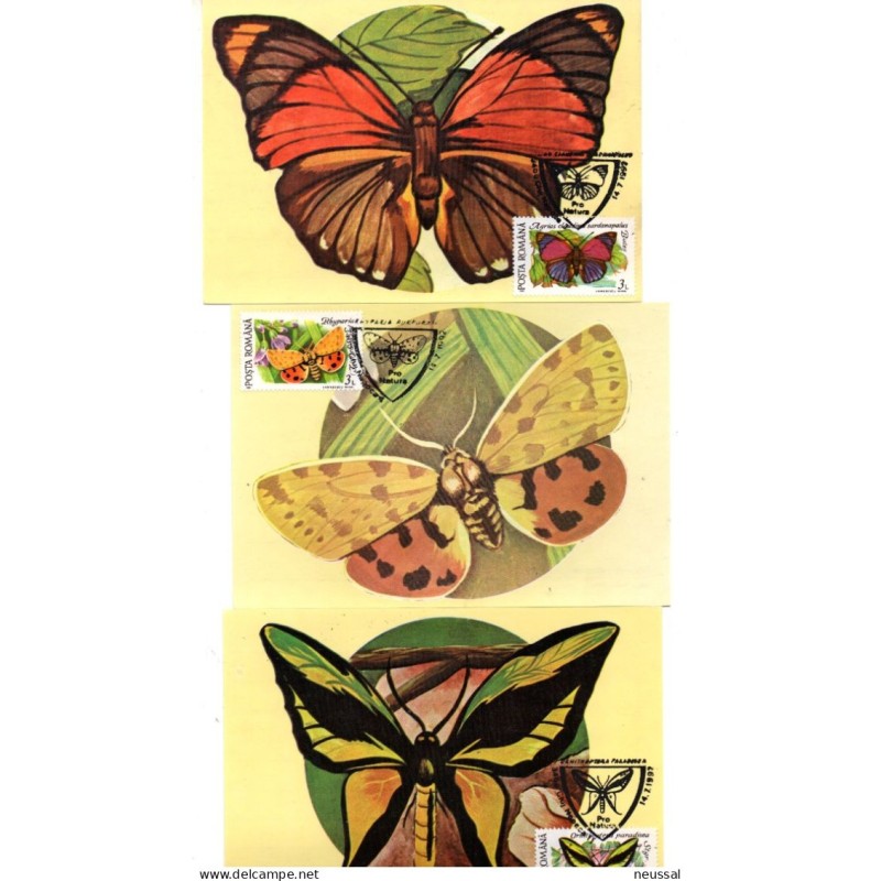 24 tarjetas maximas de mariposas rumania 24 tarjetas maximas de mariposas rumania