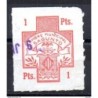 Viñeta timbre municipal Sagunto 1 pesetas
